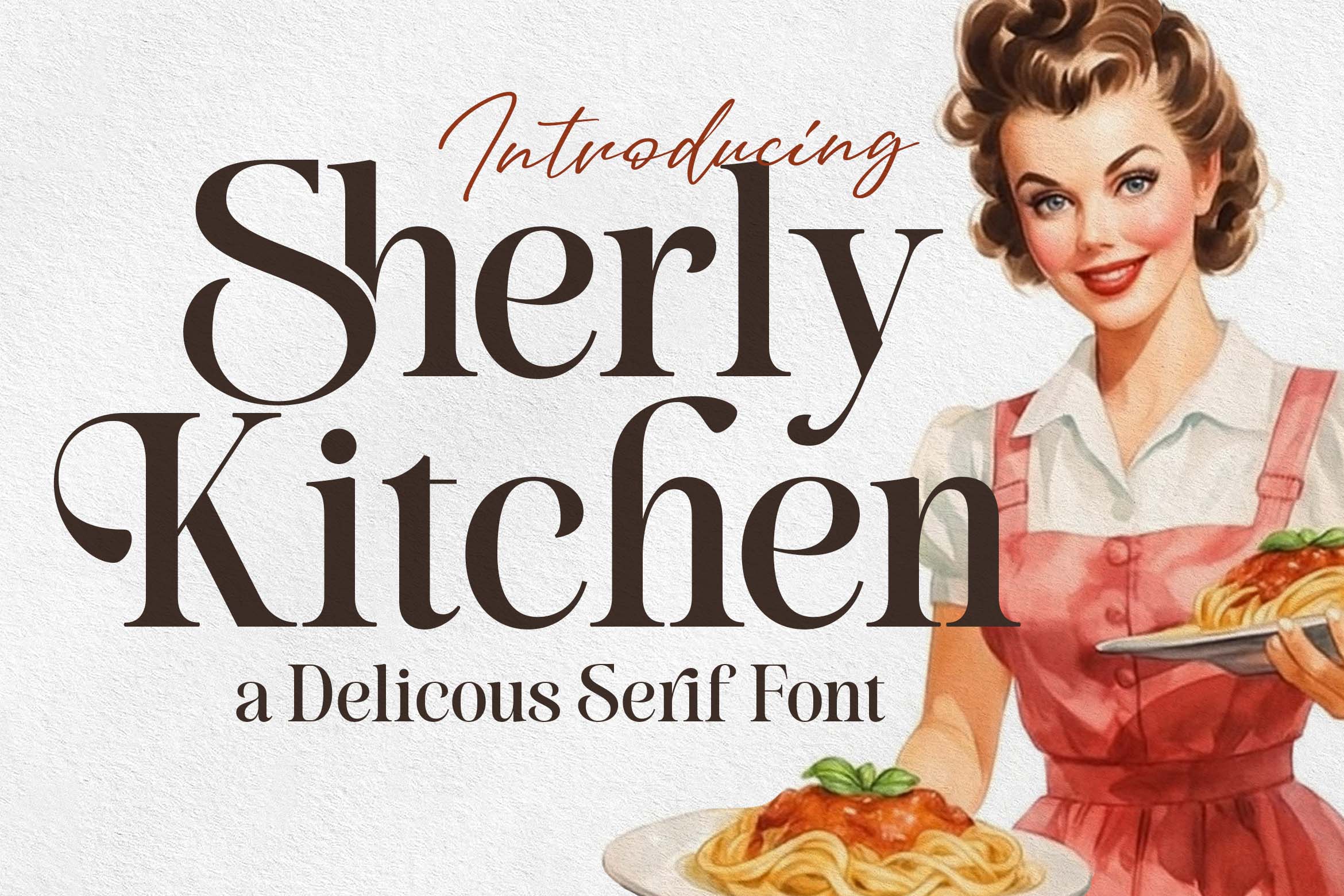 Sherly Kitchen a Delicious Serif Font
